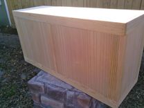 Durable Wood Storage Bench 6 small