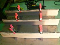 Cherry And Walnut Hanging Shelf 7 small
