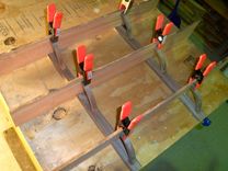 Cherry And Walnut Hanging Shelf 9 small
