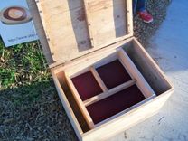 Reclaimed Wooden Jewelry Box In Pine And Oak 1 small