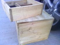 Reclaimed Wooden Jewelry Box In Pine And Oak 9 small
