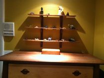 Cherry And Walnut Hanging Shelf 1 small