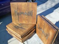 Engraved Solid Wooden Box 3 small