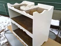 White Wooden Kitchen Bookcase 2 small