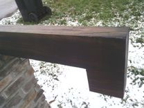 Basic Wooden Mantel In Cherry 1 small