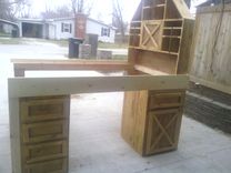 Barn-Inspired Wooden Bed And Dresser 8 small