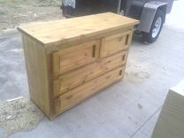 Barn-Inspired Wooden Bed And Dresser 9 small