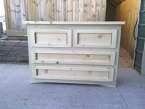 Barn-Inspired Wooden Bed And Dresser 12 small
