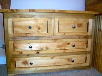 Barn-Inspired Wooden Bed And Dresser 7 small
