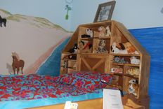 Barn-Inspired Wooden Bed And Dresser 1 small