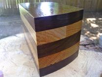Repurposed Bandsaw Box In Walnut And Oak 2 small