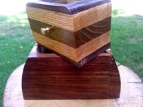 Repurposed Bandsaw Box In Walnut And Oak 4 small