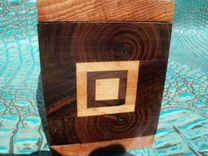 Cherry And Walnut Card Holder With Geometric Inlay 1 small