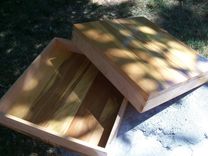 Solid Cherry Box With Friction Hinge “Wild Horses” 2 small