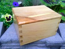 Repurposed Dovetail Box In Ash And Walnut 2 small