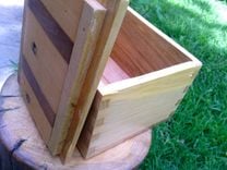 Repurposed Dovetail Box In Ash And Walnut 3 small