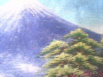 Vintage Silk Embroidery With Landscape Scene 4 small