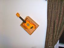 Wooden Wall Mounted Shelf For Guitar 1 small
