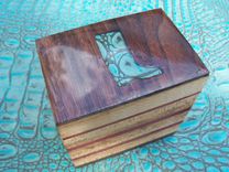 Western-Inspired Walnut And Cedarbox With Leather Boot Inlay 1 small