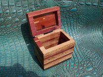 Western-Inspired Walnut And Cedarbox With Leather Boot Inlay 3 small