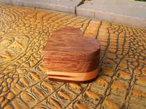 Heart-Shaped Wooden Ring Box 3 small
