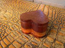 Heart-Shaped Wooden Ring Box 5 small
