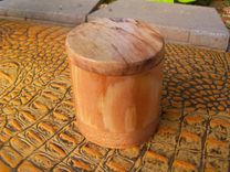 Cylindrical Ring Box In Cherry And Spalted Maple 3 small