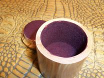Cylindrical Ring Box In Cherry And Spalted Maple 4 small
