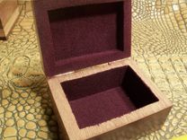 Wooden Trinket Box With Hinge Lid And Inlay 5 small