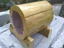 Cedar Log Bandsaw Box 4 small
