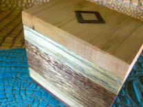 Wood Trinket Box With Cherry And Walnut Inlay 2 small