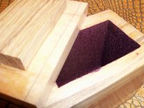 Wood Trinket Box With Cherry And Walnut Inlay 5 small