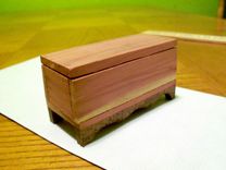 Miniature Hope Chest In Cedar 2 small