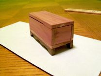 Miniature Hope Chest In Cedar 5 small
