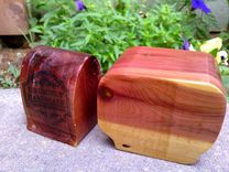 Wedding Ring Box In Natural Cedar 3 small