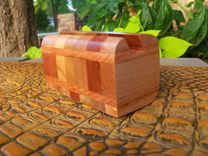 Executive Card Holder In Purpleheart And Assorted Hardwoods 2 small