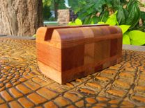 Executive Card Holder In Purpleheart And Assorted Hardwoods 4 small