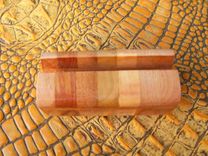 Executive Card Holder In Purpleheart And Assorted Hardwoods 5 small