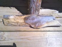 Repurposed Barnwood Sign With “Gone Fishing” Engraving 2 small