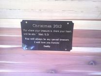 Custom Personalized Metal Engraved Sign For Your Box 1 small