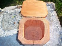 Hexagonal Keepsake Box In Oak 5 small