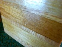 Wooden Trinket Box With Diamond-Shaped Inlay 1 small