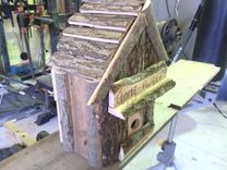 Repurposed “Home Tweet Home” Bird House 5 small
