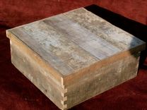 Repurposed Walnut Barn Wood Box 5 small