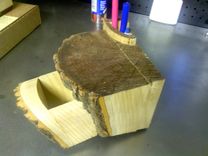 Repurposed Bandsaw Box With Pen Holder 3 small
