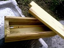 Osage Orange Handcrafted Pencil Box 2 small