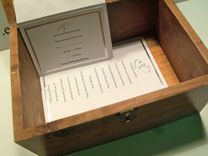 Wooden Wedding Box 2 small