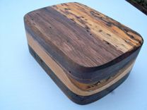 Repurposed Sassafras And Walnut Barn Wood Box 1 small