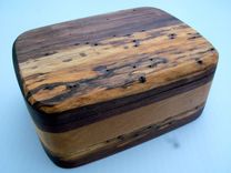 Repurposed Sassafras And Walnut Barn Wood Box 3 small