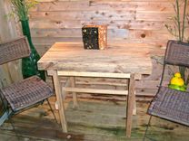 Small Reclaimed Farm House Table, Harvest Table 1 small